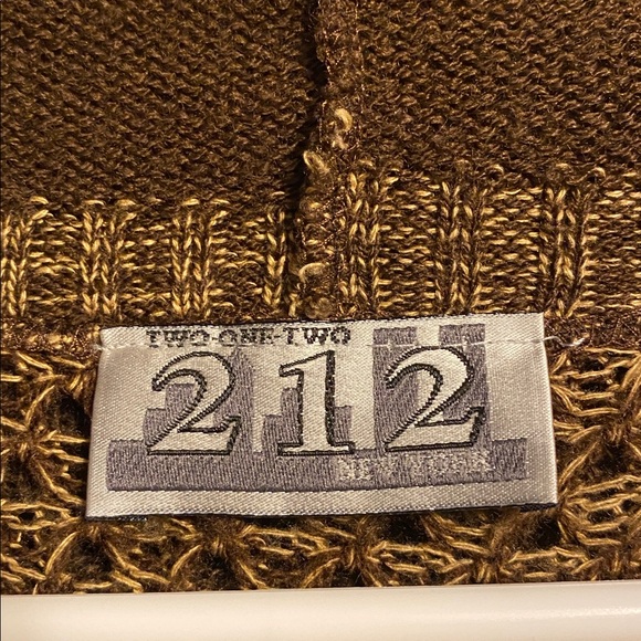 ❄️Brown Striped Women's Sweater - Picture 3 of 4